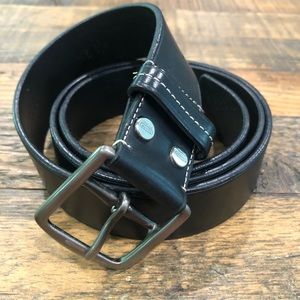 Men’s - Coach 40” Black Leather Belt